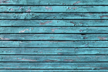 Obraz premium Old painted wood wall - texture or background