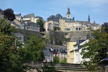Fototapeta na wymiar ville du Luxembourg