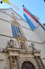 Fototapeta na wymiar cathédrale notre dame du Luxembourg