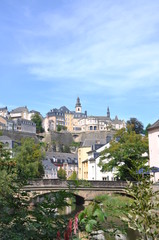 Fototapeta na wymiar ville du luxembourg
