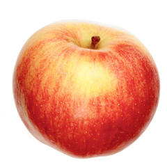 An apple, on a white background