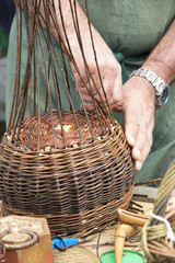 Fabrication de paniers d'osier