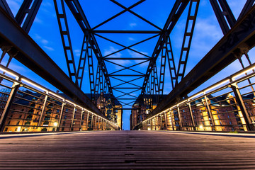 Brücke in Hamburg Speicherstadt