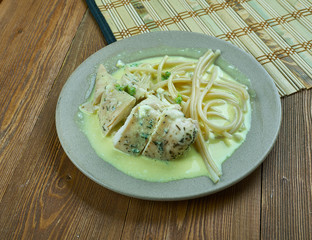 Chicken with Mustard Mascarpone Marsala Sauce