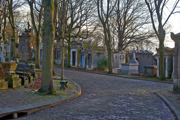 Pere Lachaise cemetery, Paris, France