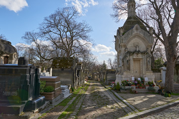 Fototapeta na wymiar Pere Lachaise cemetery, Paris, France