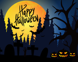 Happy Halloween. Celebration. All Saints' Day. Spirits. Fearfully. A party.