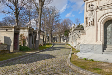 Obraz premium Pere Lachaise cemetery, Paris, France