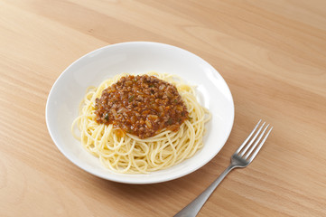 ミートソーススパゲッティ
