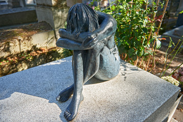 Pere Lachaise cemetery, Paris, France