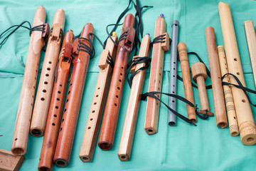 Wooden musical instruments