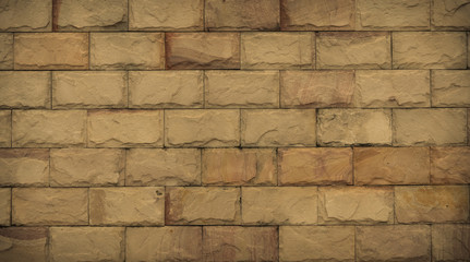 Vintage brown brick  background