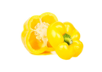 Cut yellow pepper