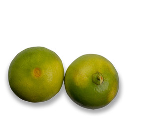 Fresh lemon.(clipping path)