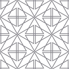 Geometric abstract seamless pattern for fabrics