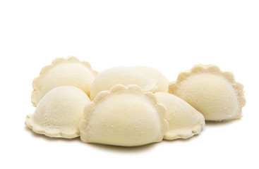 Fresh Ravioli Pasta isolated