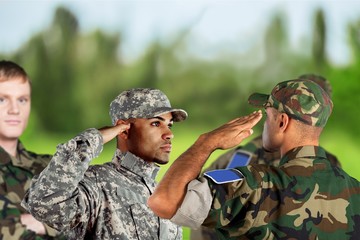 American soldier.