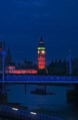 Fototapeta premium night shot portrait of big ben