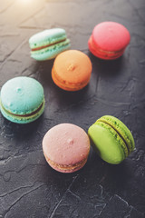 Different types of macaroons