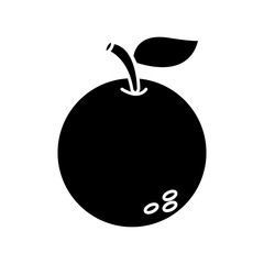 orange fruit citrus nature food fresh vector illustration