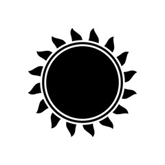 sun in a space cosmic astronomy science vector illustration