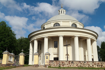Fototapeta na wymiar Holy Trinity Church, Suderve, Lithuania