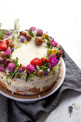Summer biscuit cake