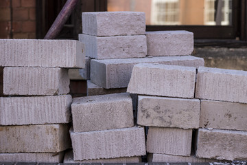 Grey Building block materials