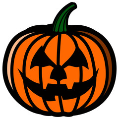 pumpkin with expression