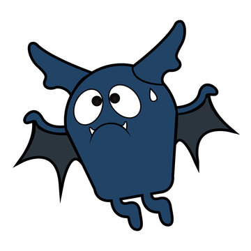 Isolated bat icon