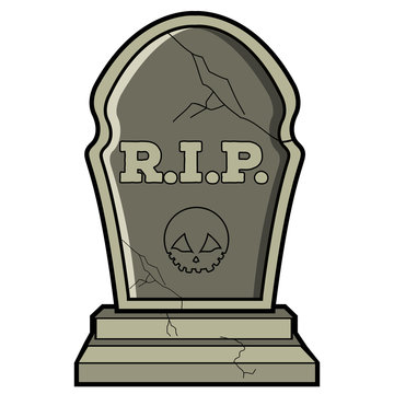 Isolated tombstone icon