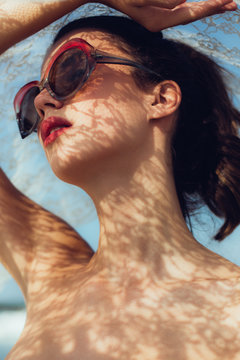 Beautiful Woman in Lace