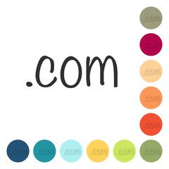 Farbige Buttons - com Domain URL