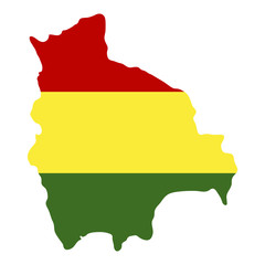 Obraz premium Map with flag
