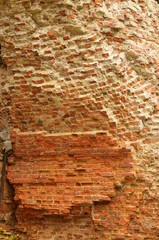 The ruins of old buildings.