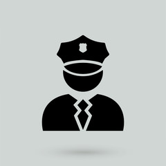 Police officer avatar icon