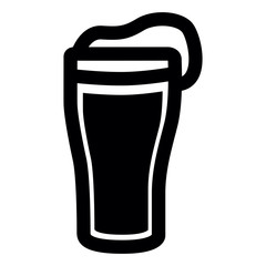 Isolated beer icon