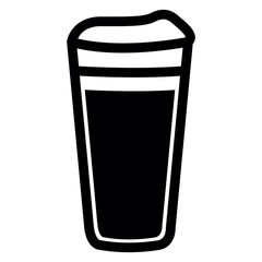 Isolated beer icon