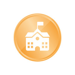 Bronze Münze - Rathaus-Symbol