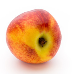 Peach. Fruit with isolated on white background.