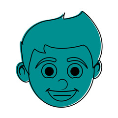 Boy cartoon icon Kid childhood little and people theme Isolated design Vector illustration