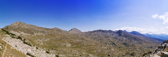 Panoramic view of Pirin Mountain, Bulgaria