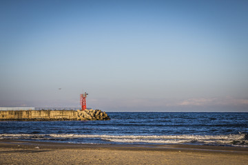 sea and lighthouse