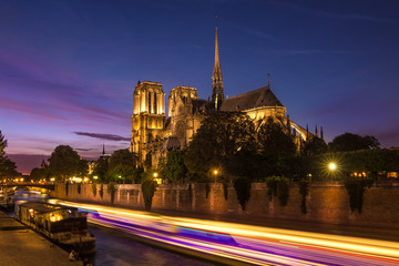 Notre-Dame, Paris, at night