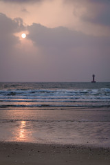 Fototapeta na wymiar lighthouse and sea
