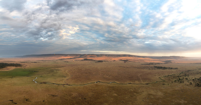 Masai Mara panorama at daybreak