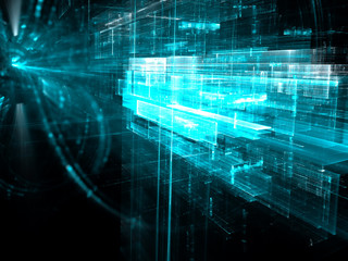 Future design - abstract digitally generated image