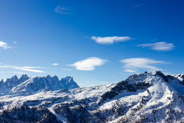 Obraz premium Mountain landscape with snow