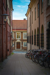 Old city street in Orebro, Sweden