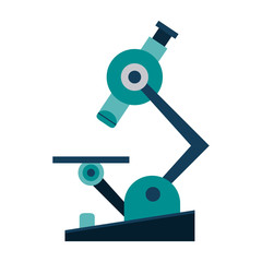 microscope science icon image vector illustration design 